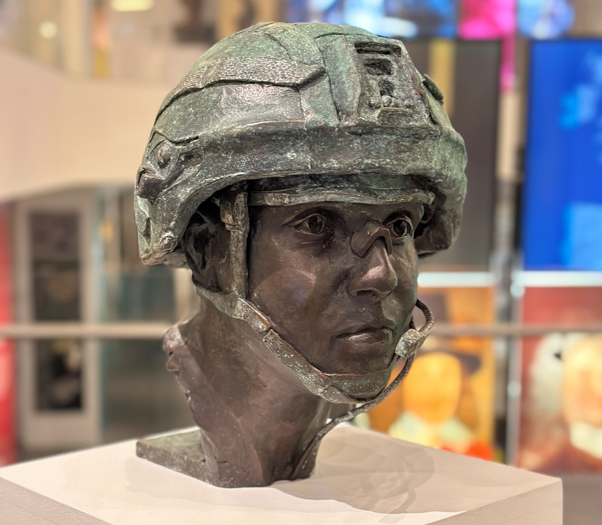 Bust of grenadier in the National Army Museum