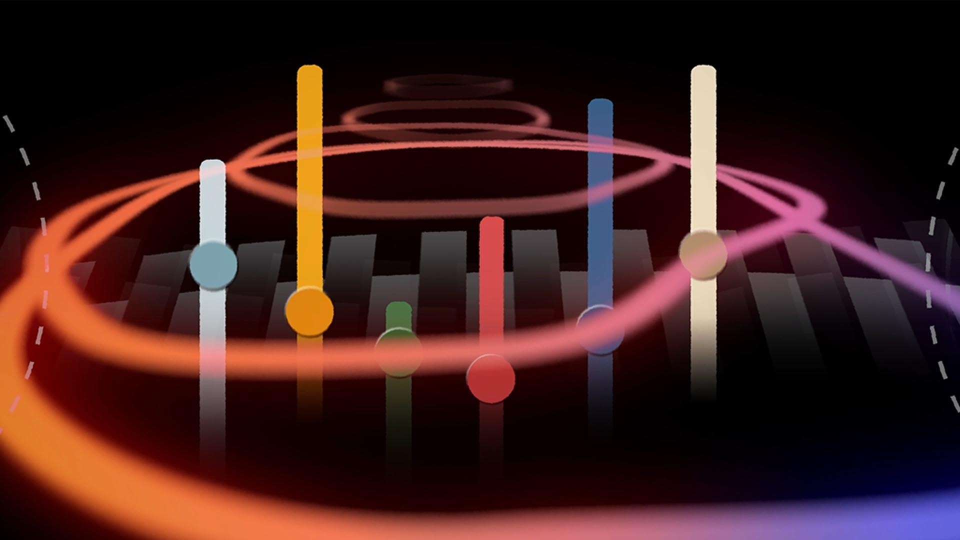 CGI image of music mixer