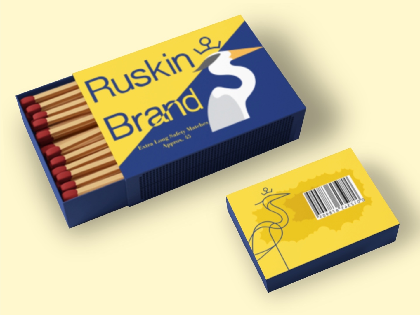 ARU-branded matchbox design