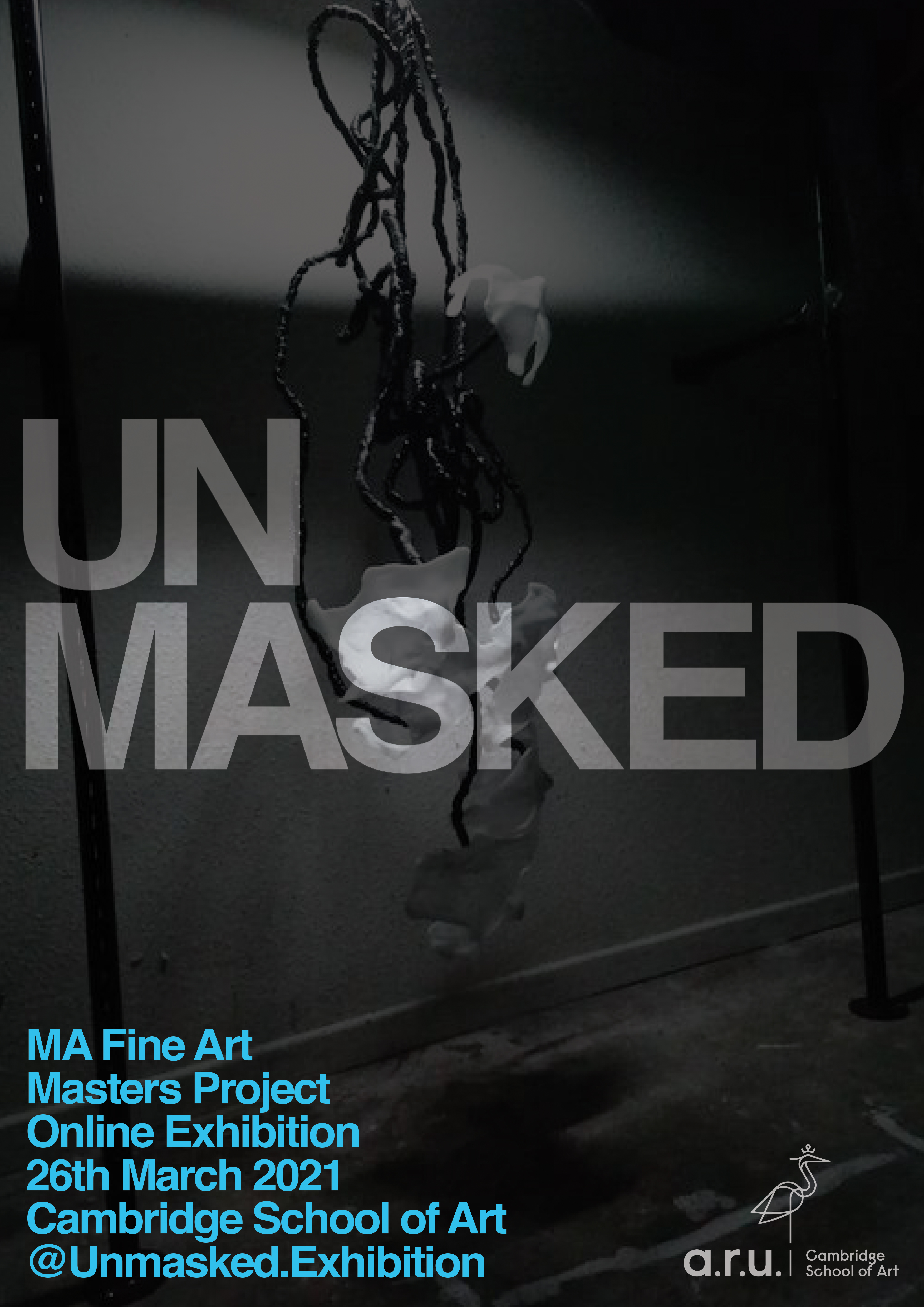 Unmasked exhibition poster.