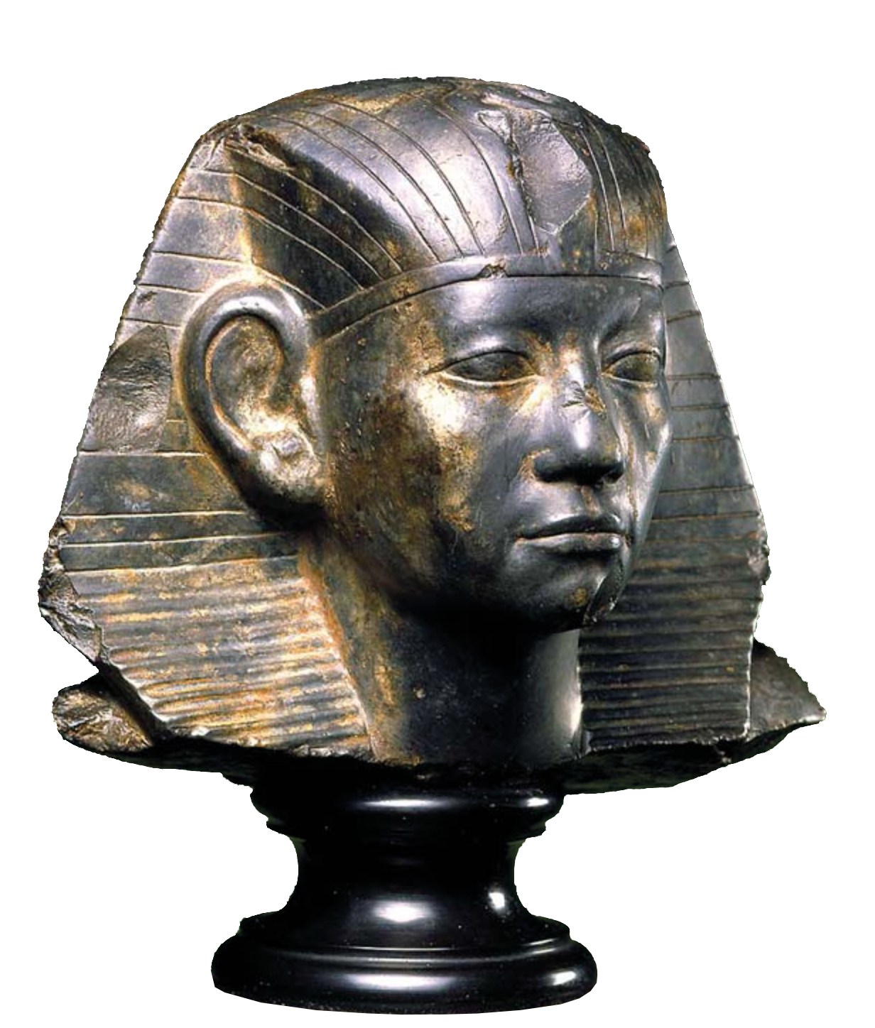 Egyptian bust of pharoah