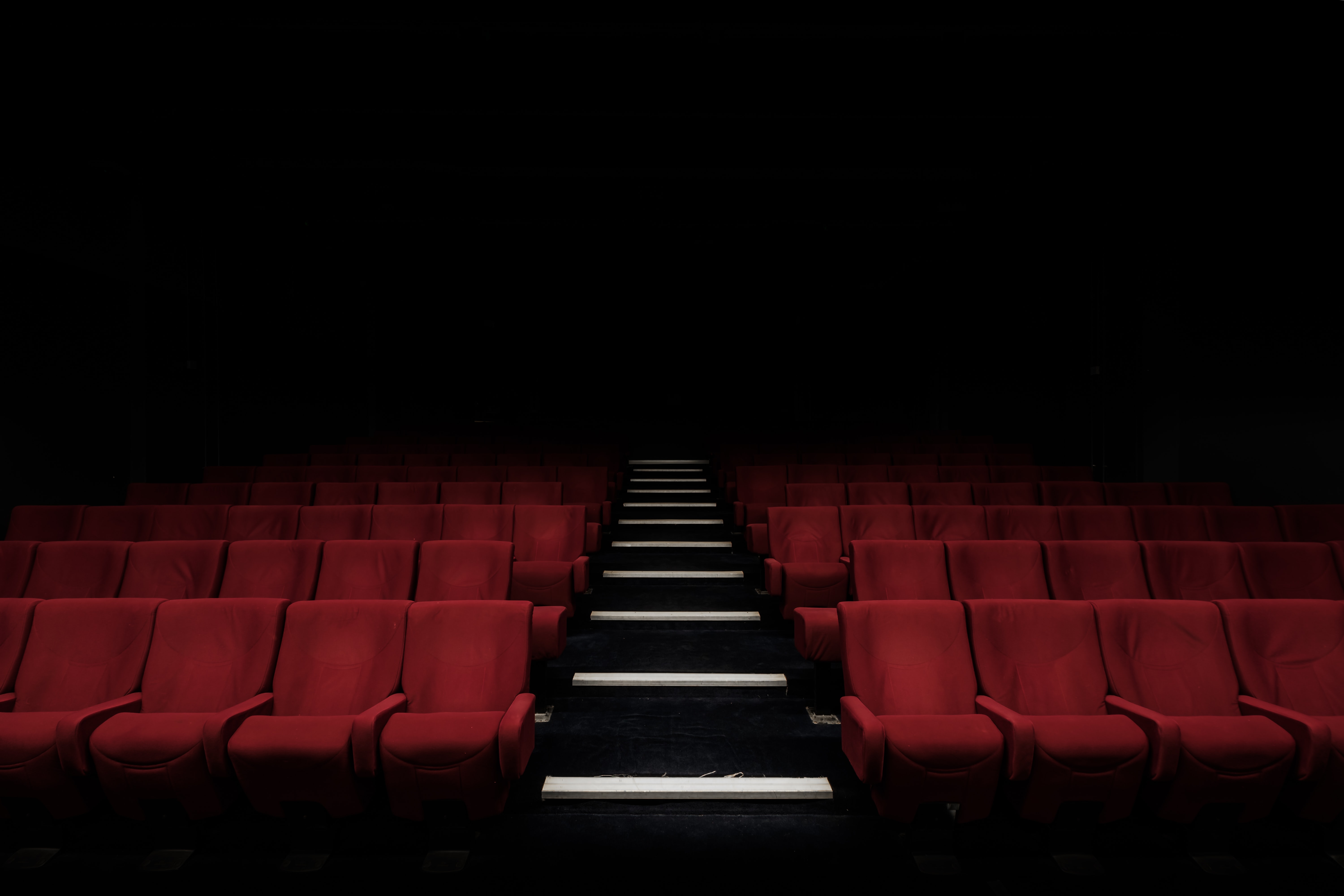 Red cinema chair.