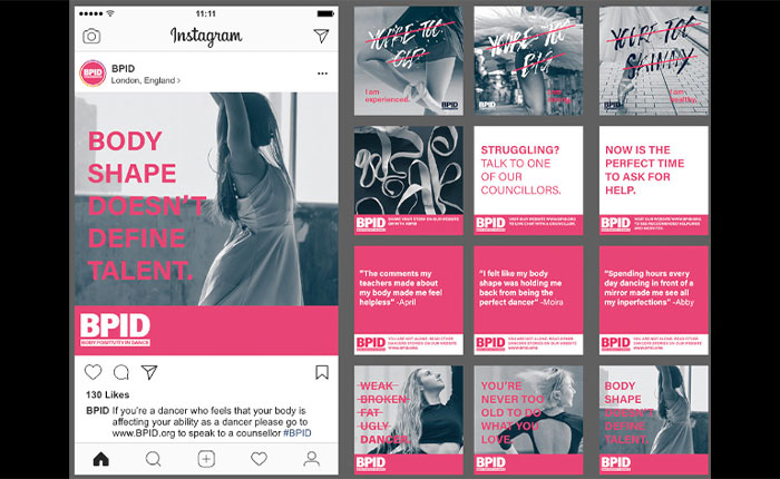 Social Media designs for body shape campaign