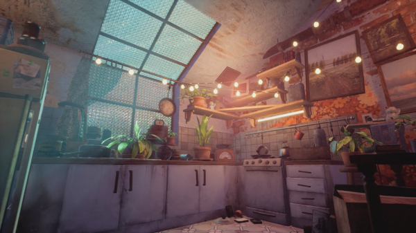 CGI image of kitchen