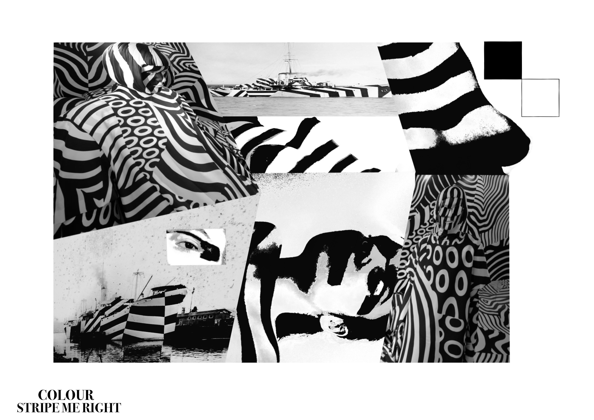 Photos and images of black-and-white striped objects and vehicles