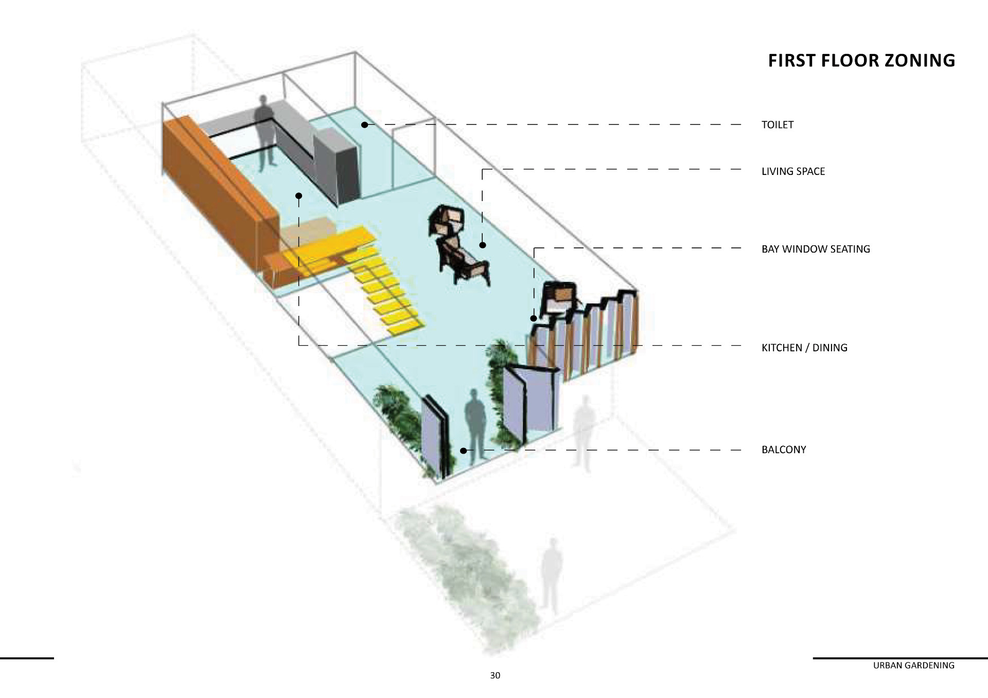 Design plan for first floor of building