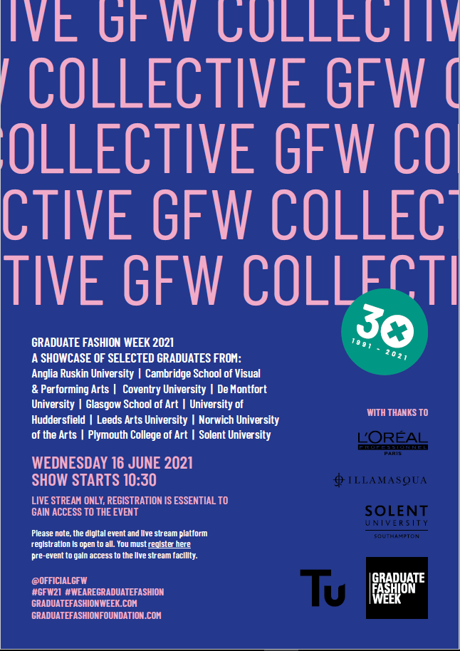 GFW 2021 Catwalk Schedule poster.