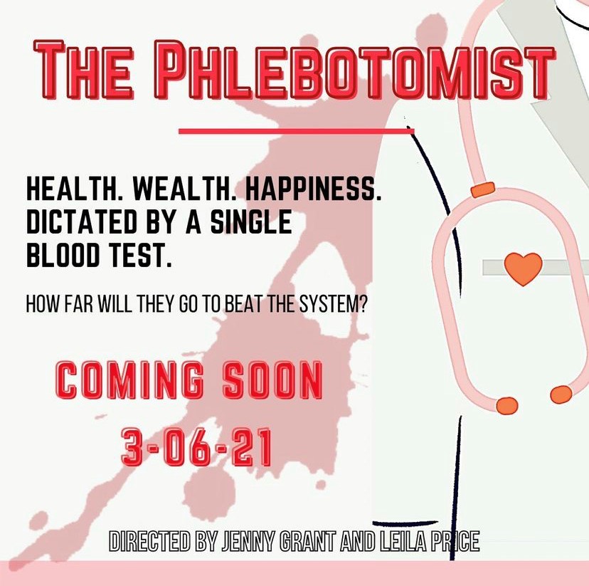 The Phlebotomist event poster.
