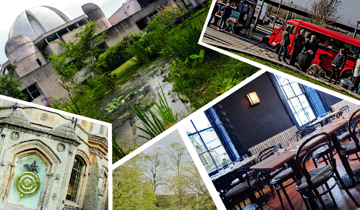 Photo-montage of locations around Cambridge