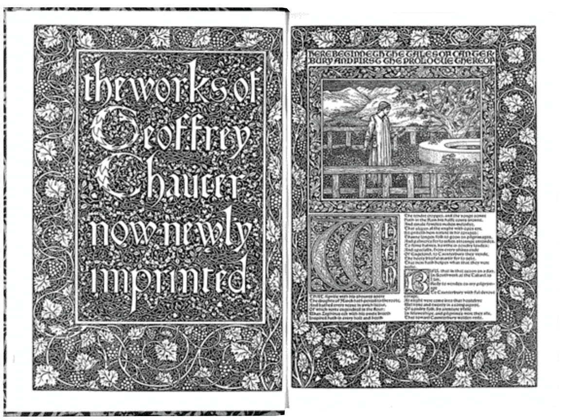 Linotype of Works of Geoffrey Chaucer