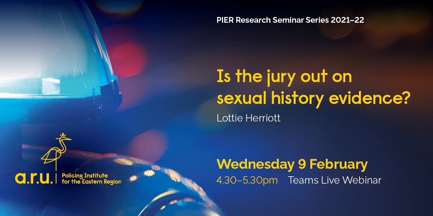 ‘Is the jury out on sexual history evidence?'