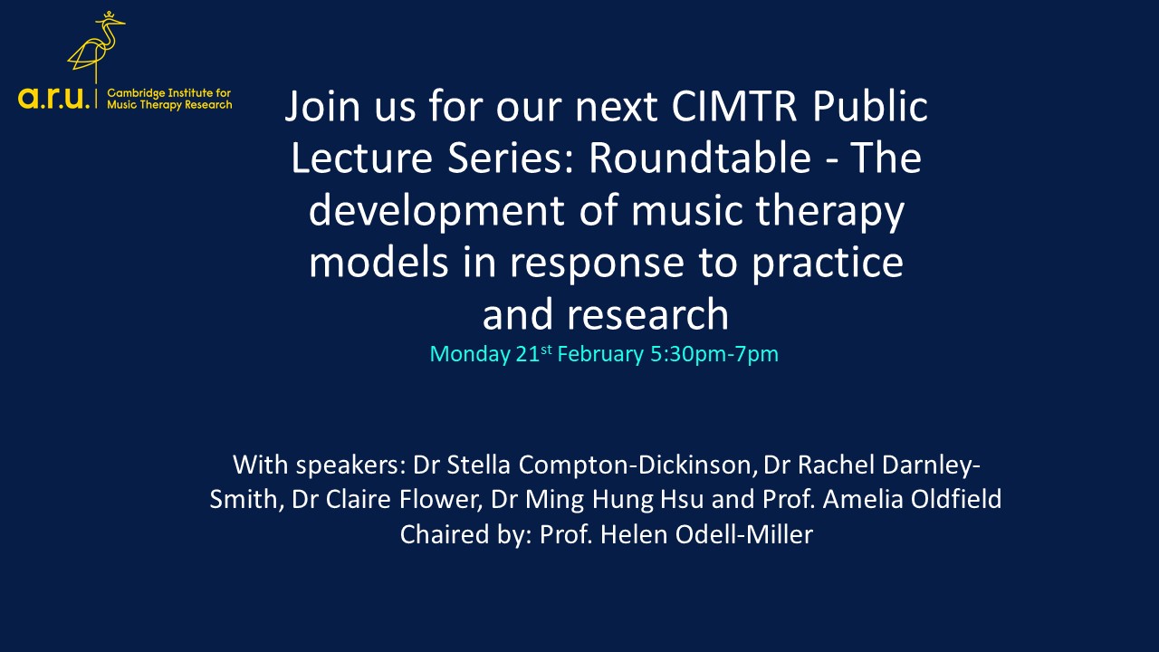 Roundtable: The development of music therapy models in response to practice and research