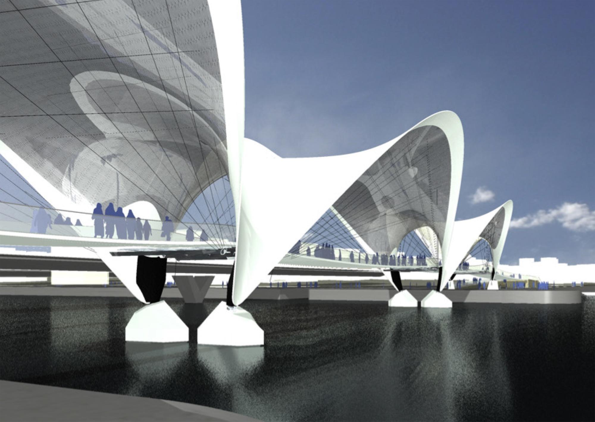Design for futuristic bridge