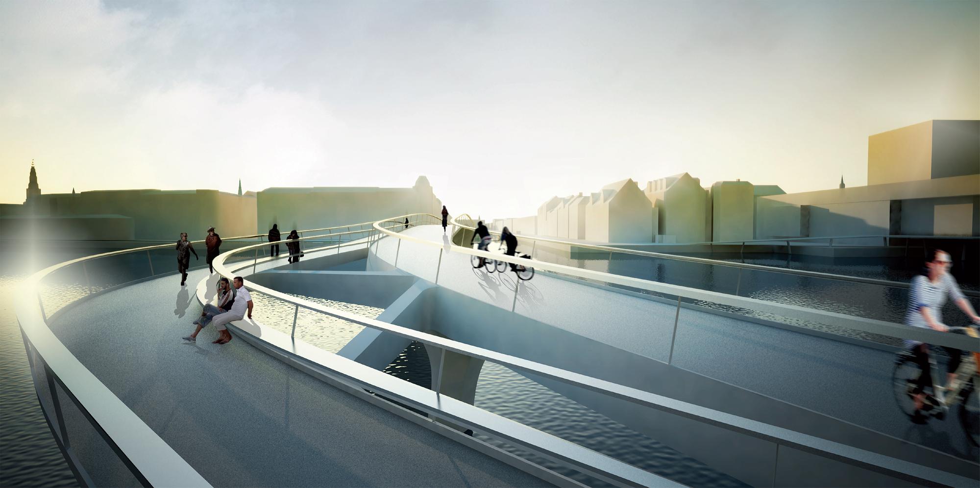 Design for pedestrian and cycle bridge