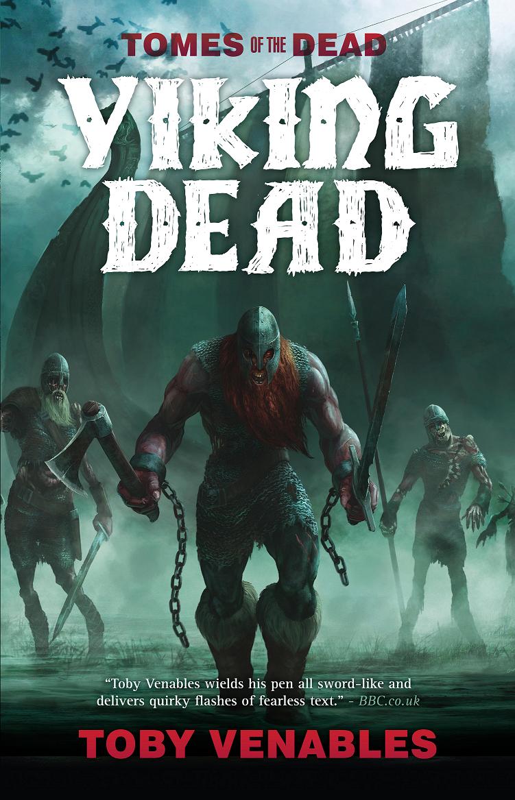 Cover of 'Viking Dead' showing Viking warrior and zombies