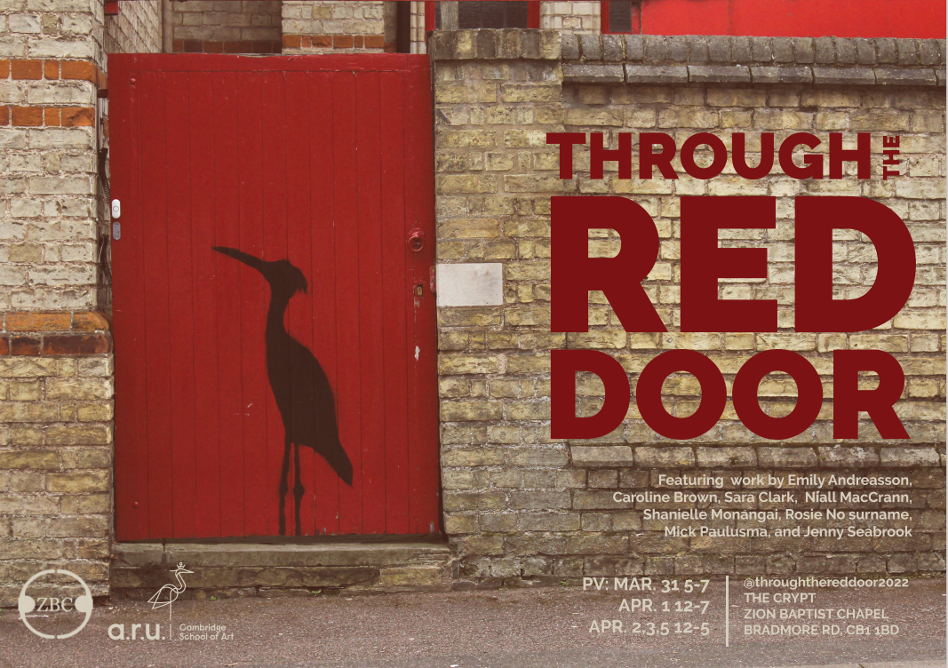 Through the Red Door Exhibition Exhibition poster.