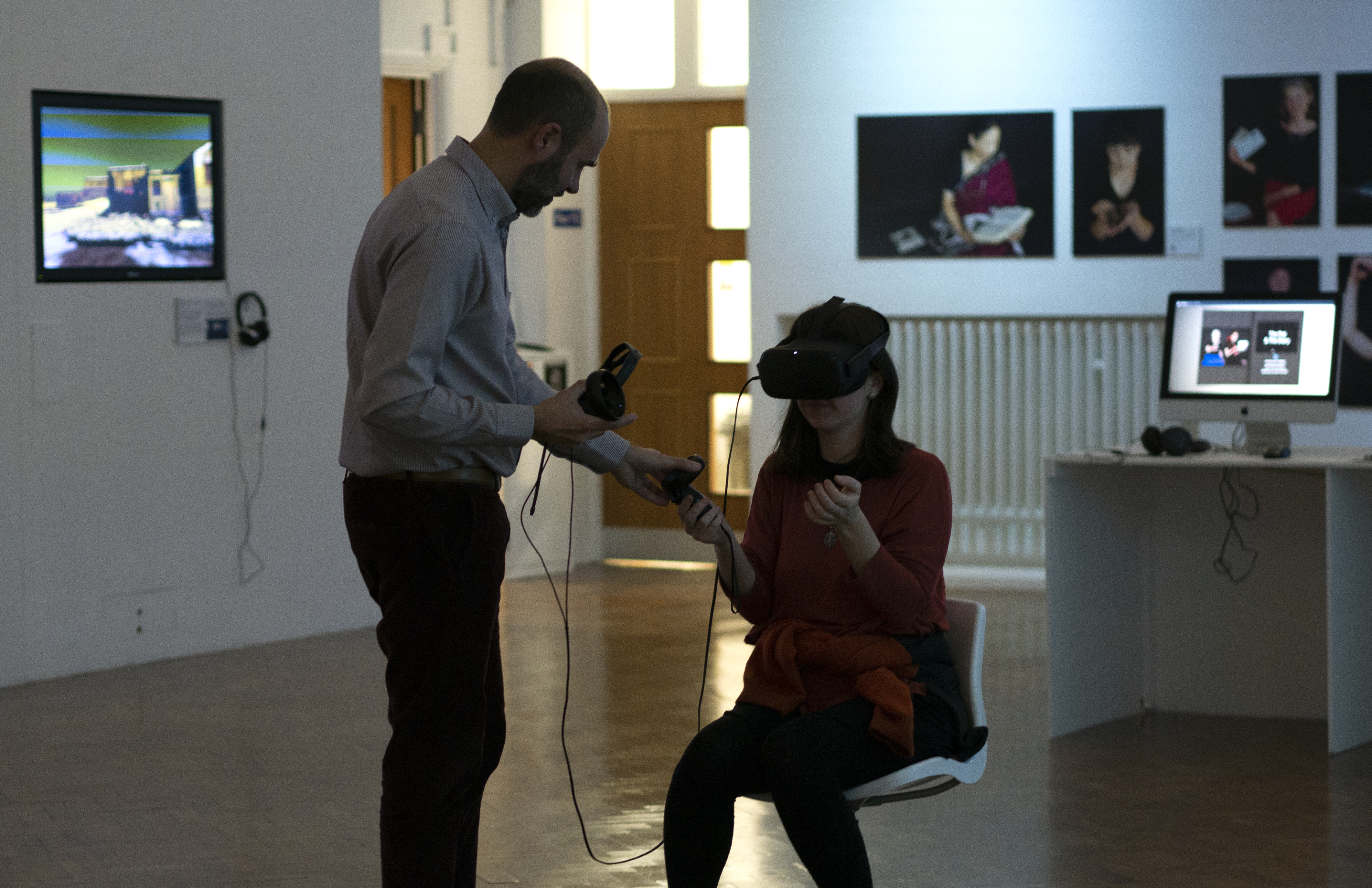 Virtual reality in the Ruskin Gallery