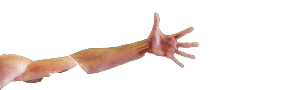 An arm and a hand.