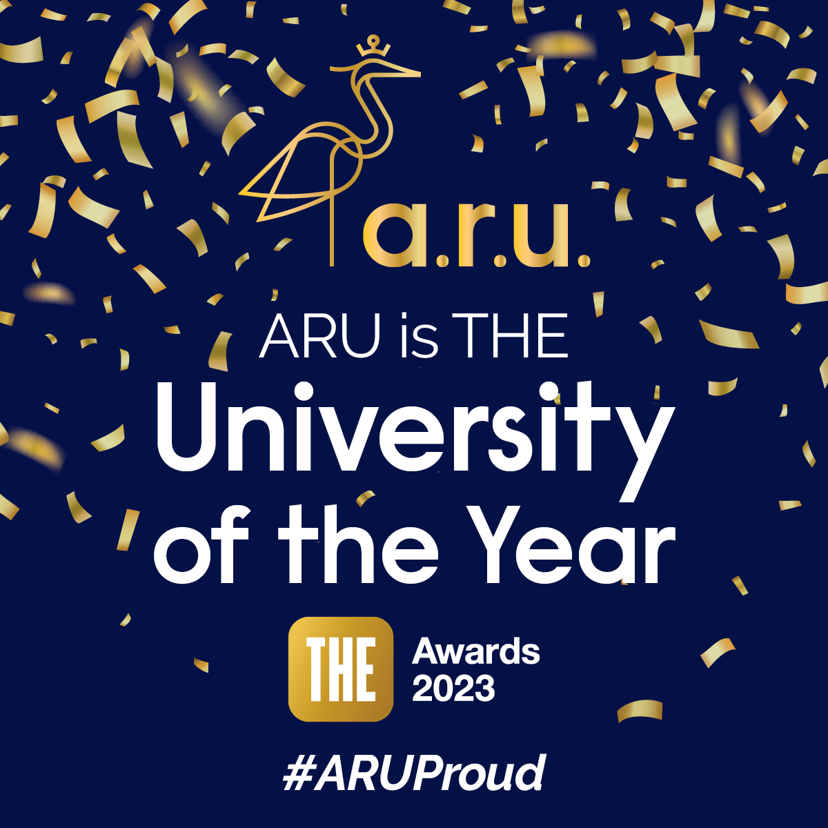 ARU is the University of the year